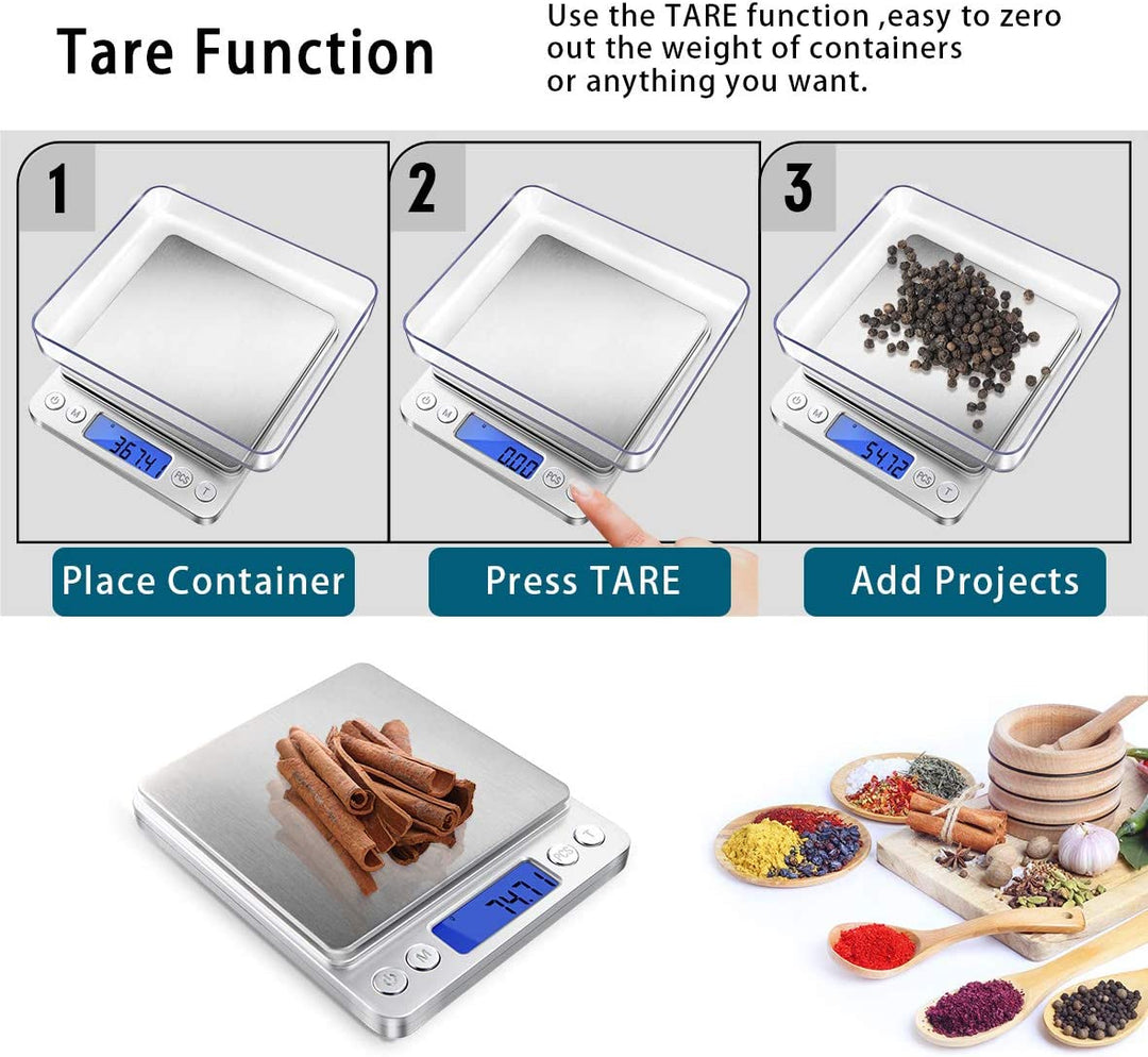 Digital Kitchen Scale for Jewelry, Nutritional Intake