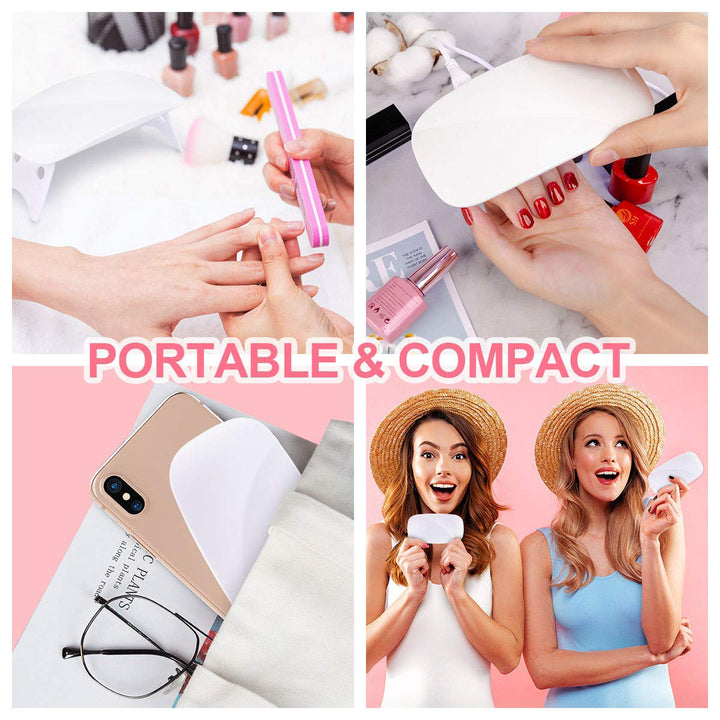 Portable Mini UV LED Nail Polish Lamp