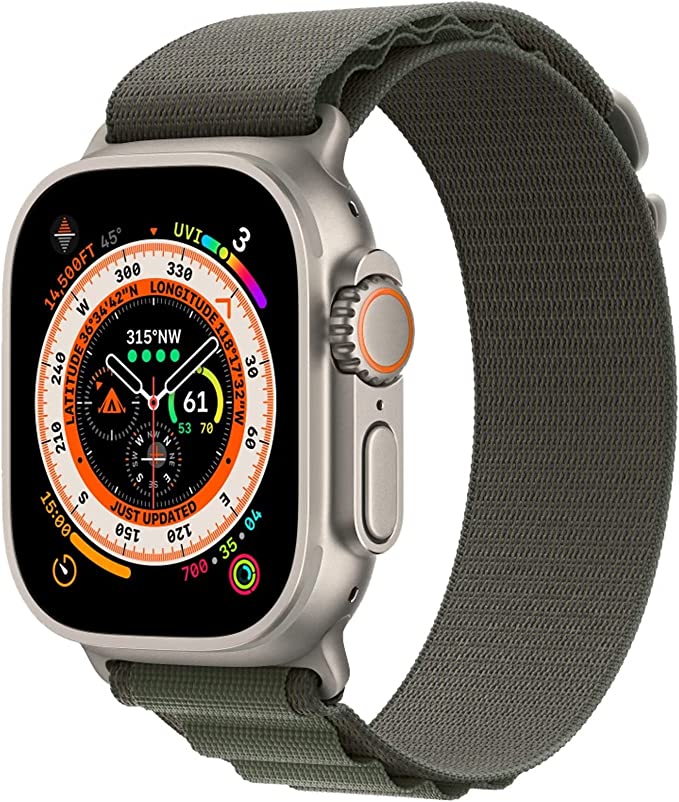 Alpine Band Strap Compatible With Apple Watch 42MM 44MM 45MM 49MM-Green
