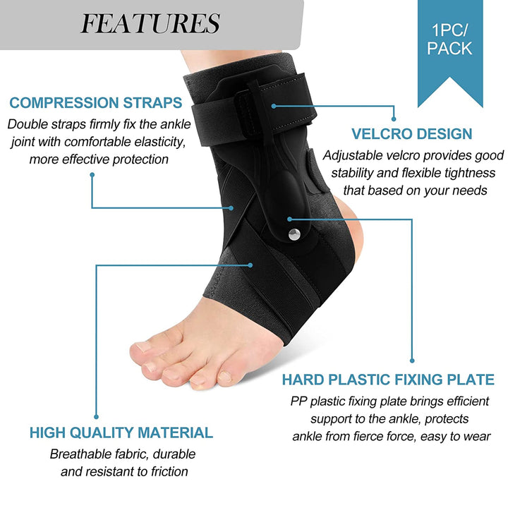Ankle Support Brace for Ankle Sprains-M