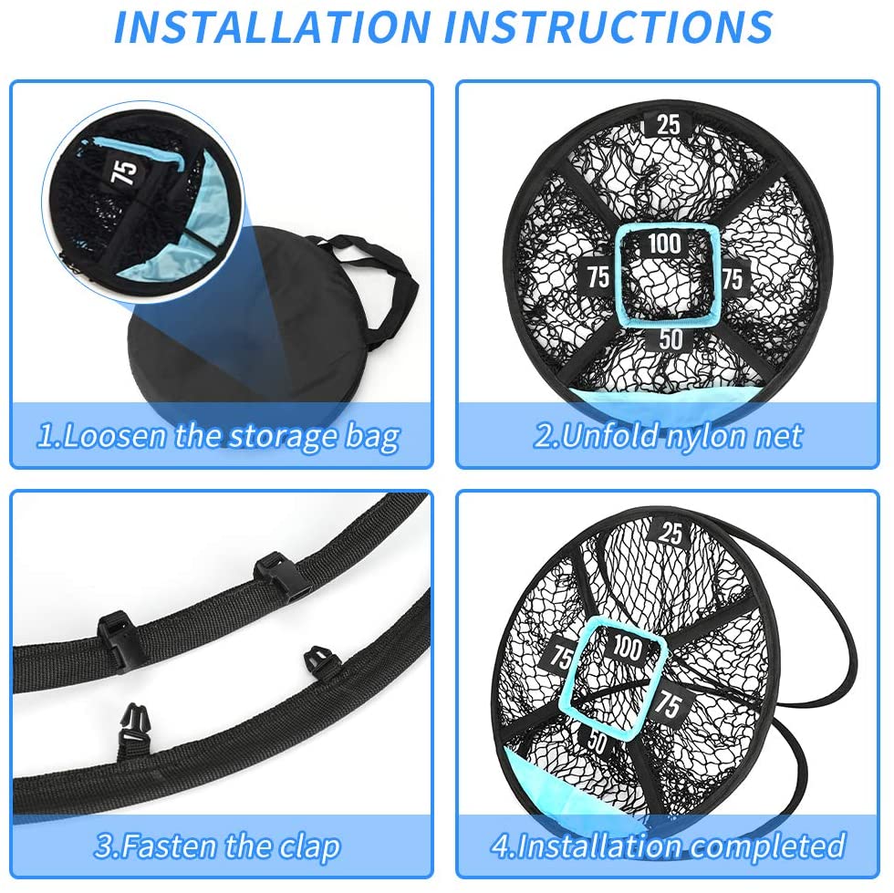 Pop Up Golf Chipping Training Net
