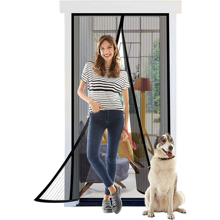 Magnetic Self-Sealing Screen Door Mesh 100x210cm
