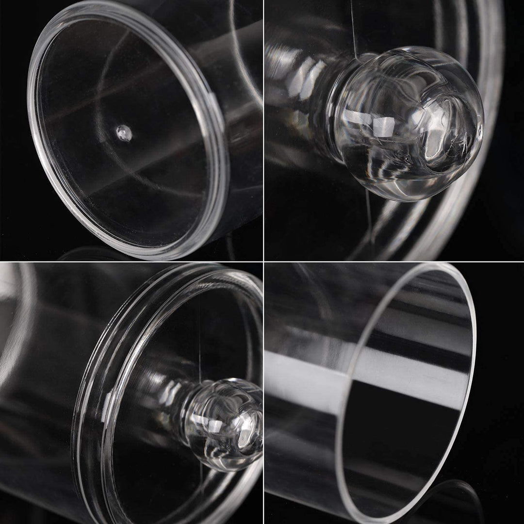 Acrylic Cotton Swab Ball Pad Holder Container