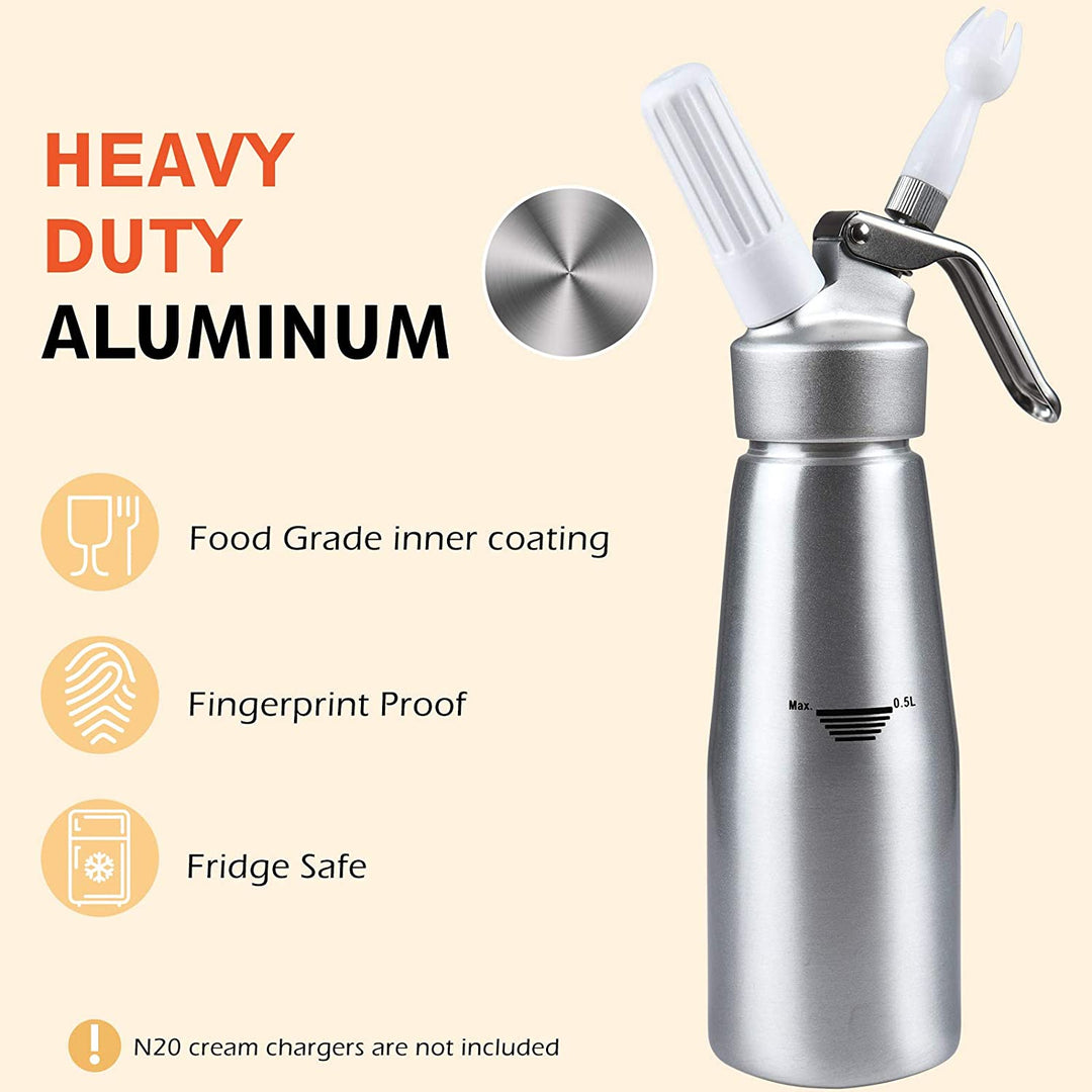 Professional Aluminum Homemade Whipped Cream Dispenser