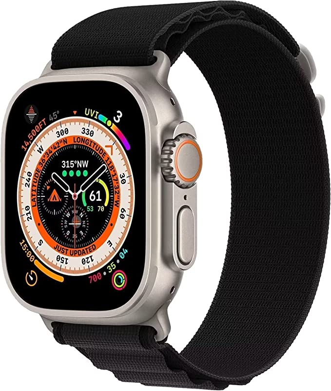 Alpine Band Strap Compatible With Apple Watch 41MM 40MM 38MM-Black