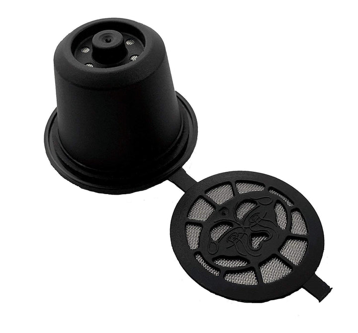 6 Pack Refillable Coffee Capsules Refilling Pods-Nespresso