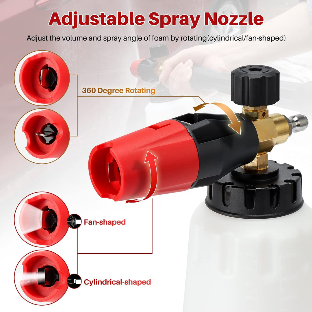 Heavy Duty Car Wash Foam Cannon Blaster 1L