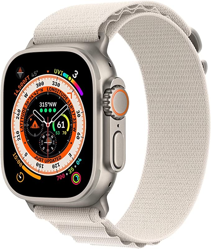 Alpine Band Strap Compatible With Apple Watch 41MM 40MM 38MM-White