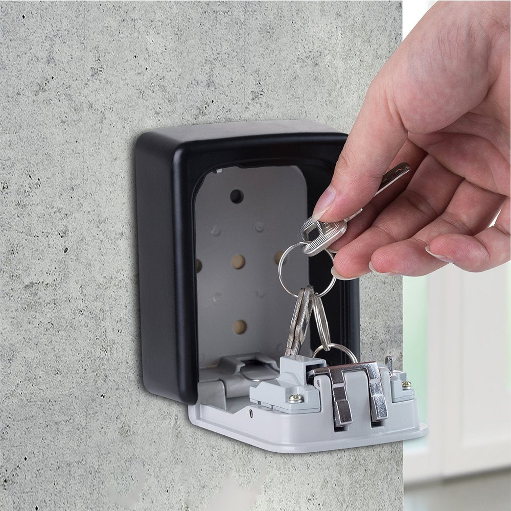 Key Storage Lock Box 4 Digit Wall Mounted