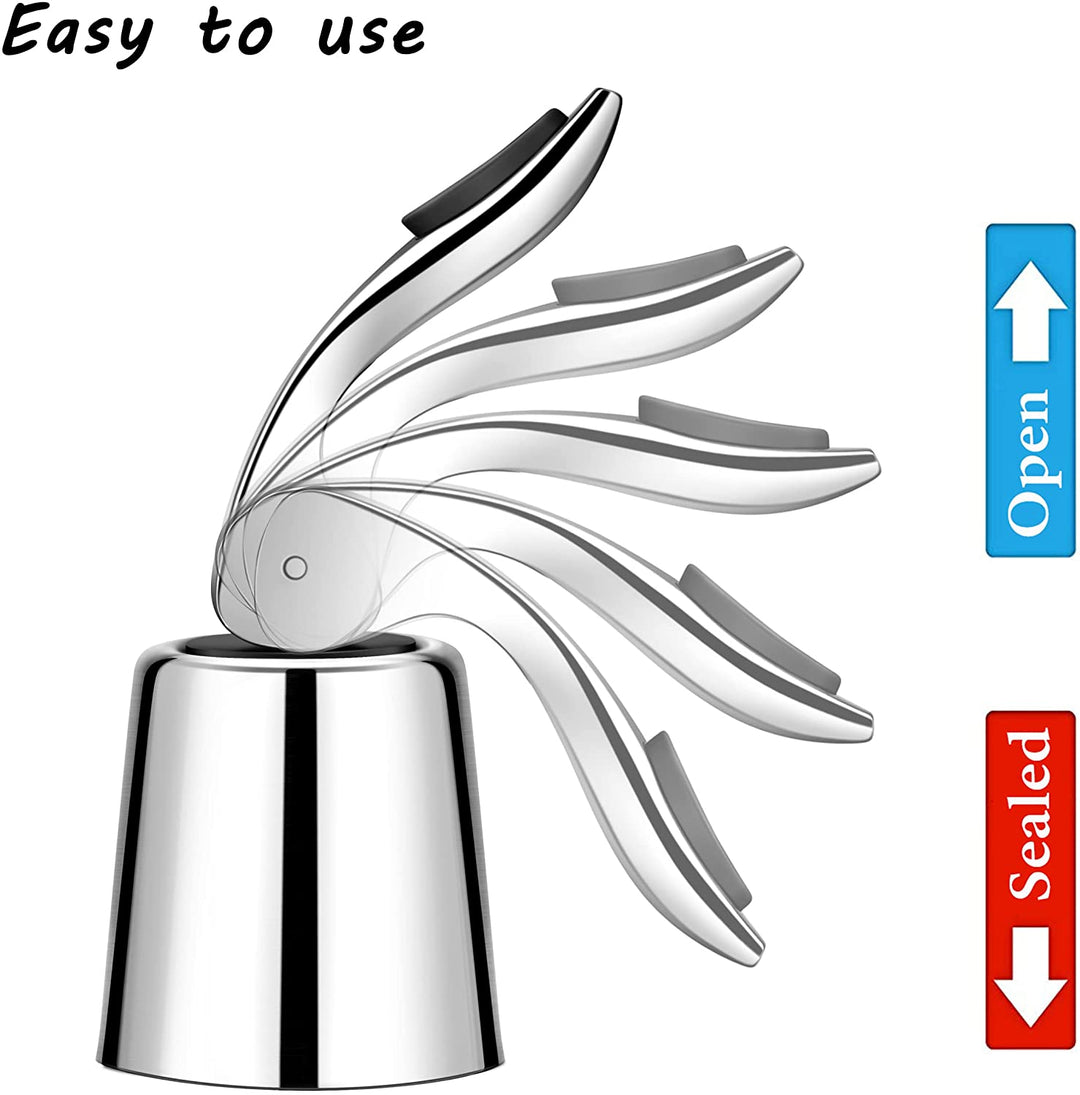 Stainless Steel Wine Bottle Stopper Wine Saver