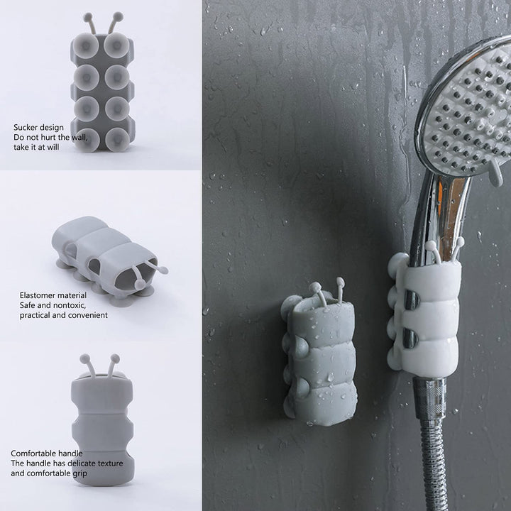 Silicone Suction Cup Shower Head Holder Bracket 2Pack