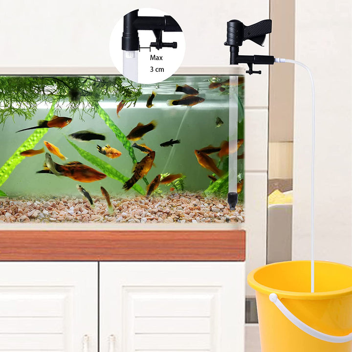 3 In 1 Fish Tank Sand Cleaner Kit Siphon Vacuum Cleaner