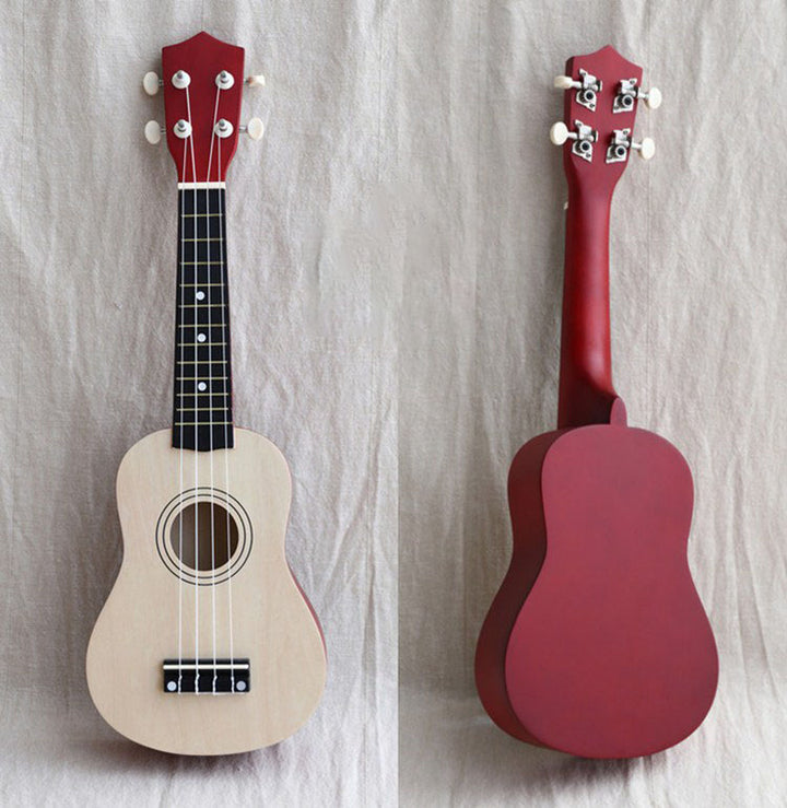 21 inch Ukulele Basswood Acoustic Mini Guitar-Natural