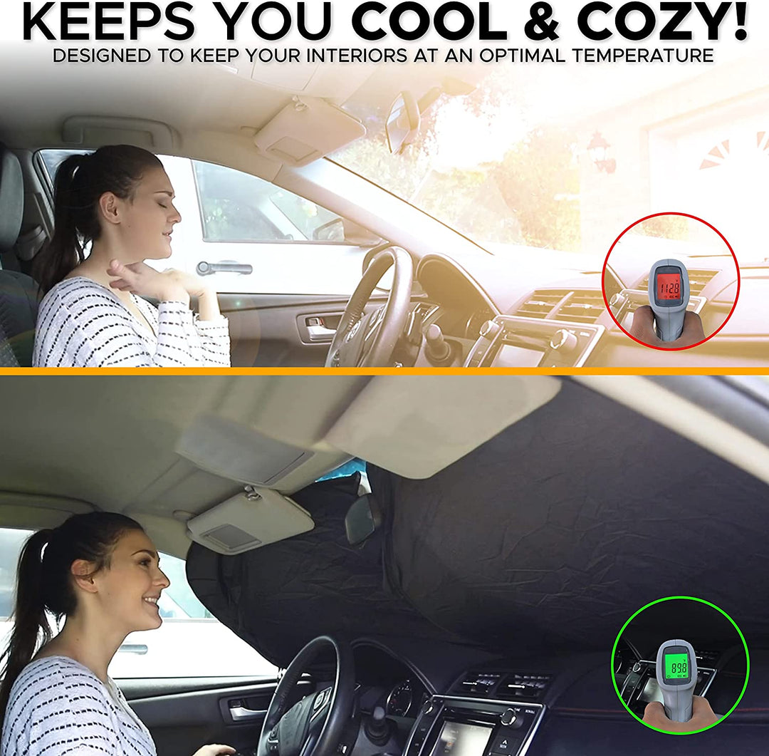 Car Windshield Sun Shade UV Heat Protection 70x150cm