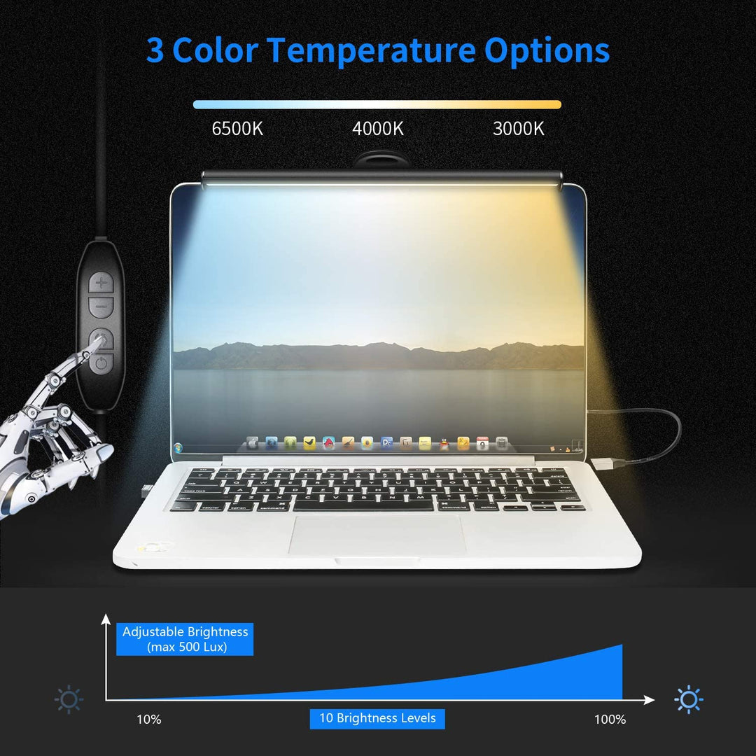 USB LED Task Lamp Laptop Monitor Light Bar 26cm