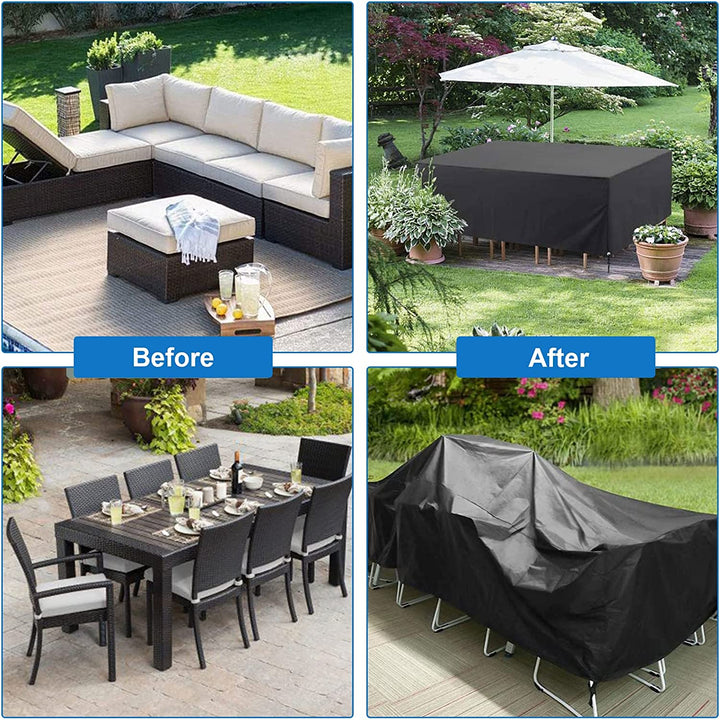 Rectangular Outdoor Furniture Waterproof Cover 230x165x80cm