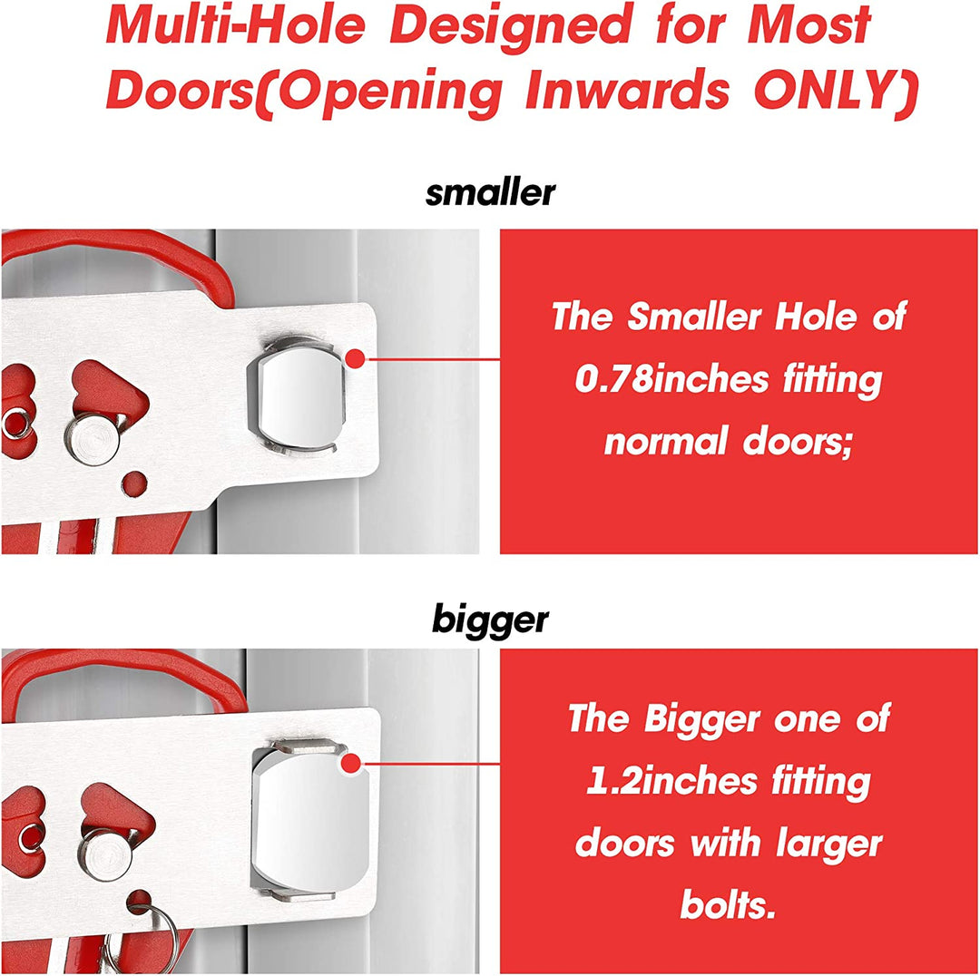 Portable Traveling Hotel Home Safety Door Lock