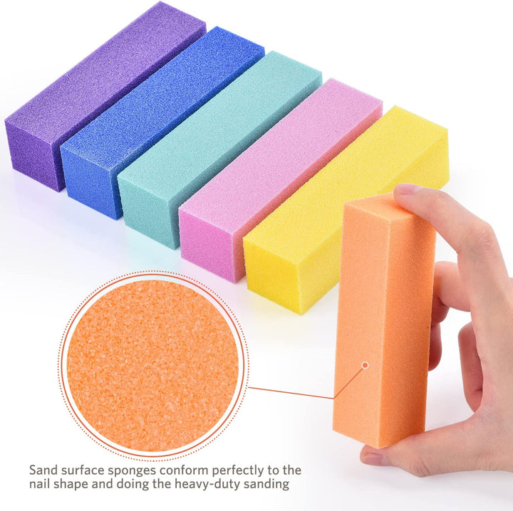 Manicure 8 Pack Nail Buffer and Sanding Blocks