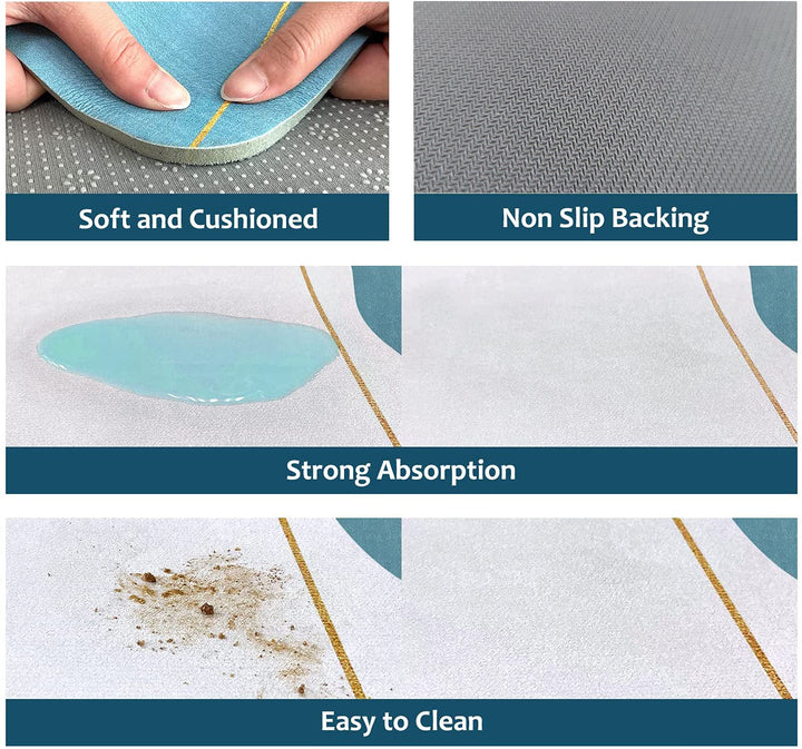 Soft Diatomaceous Earth Non-Slip Bath Mat-Lotus