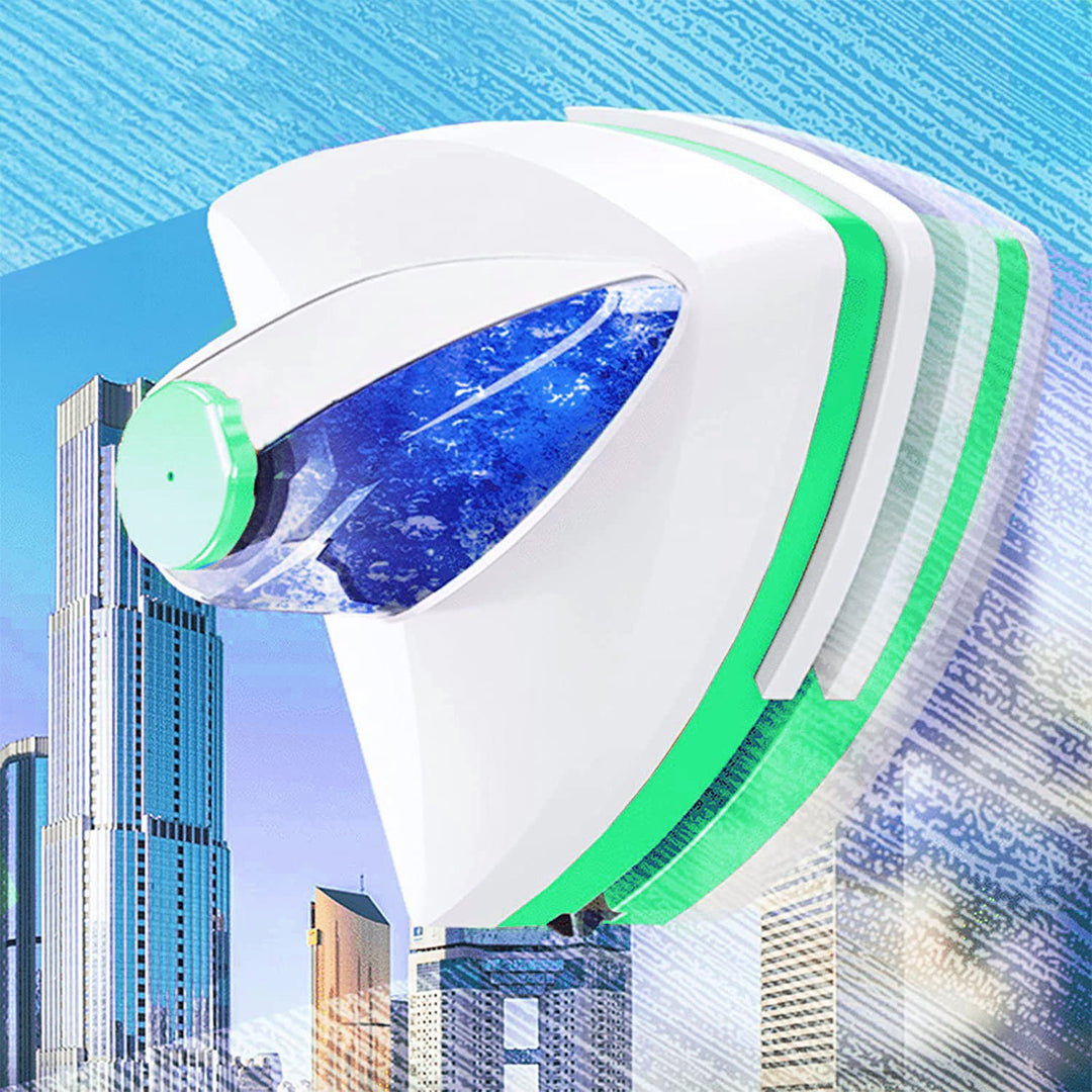 Water-filled Magnetic Double Side Glass Cleaning Brush 15-26mm
