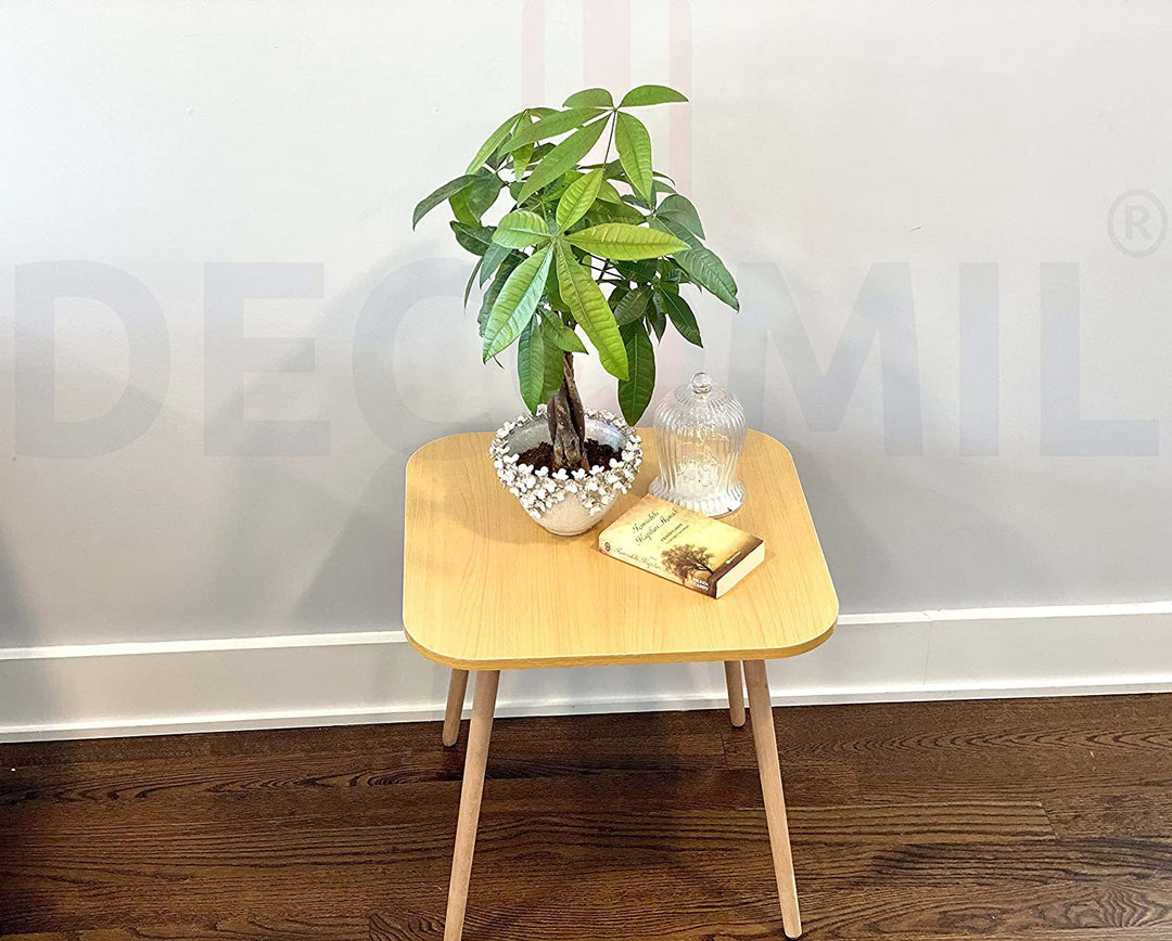 Square Coffee Table Wooden Side Table 50x50CM-Wood