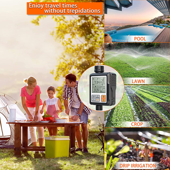 Single Outlet Water Timer for Garden Hose Faucet