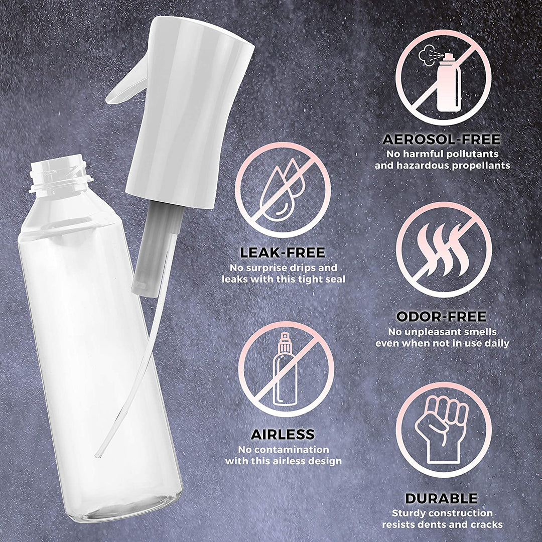 300ml Continuous Spray Bottle - White