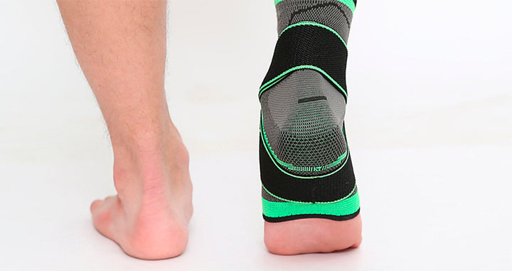 Breathable Nylon Adjustable Ankle Brace - M