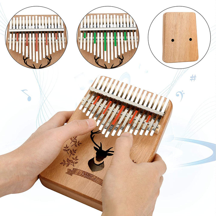 17-Key Kalimba Portable Thumb Piano