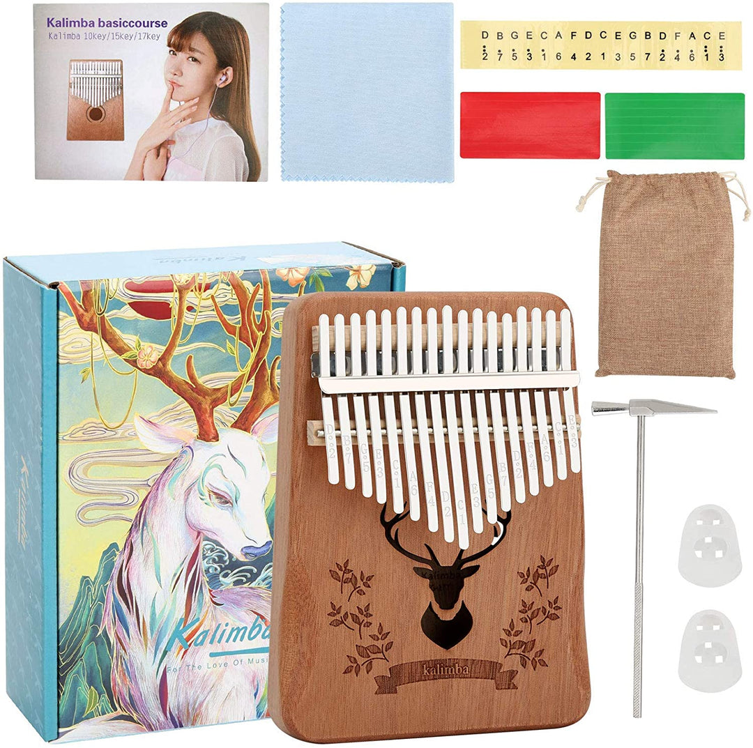 17-Key Kalimba Portable Thumb Piano