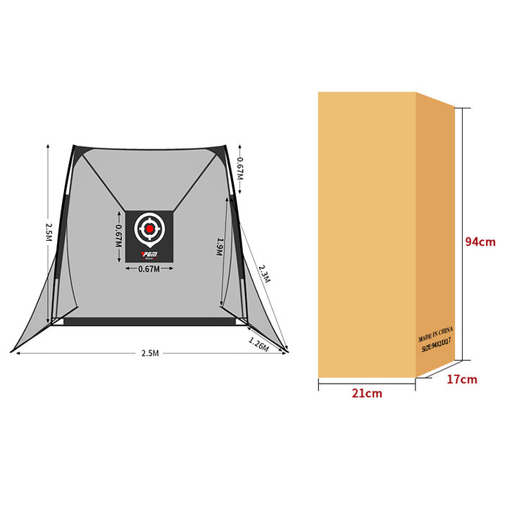 Backyard Heavy Duty Golf Practice Hitting Net with 2 Target