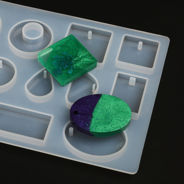 148Pcs Epoxy Resin Molds Jewelry Making Kit