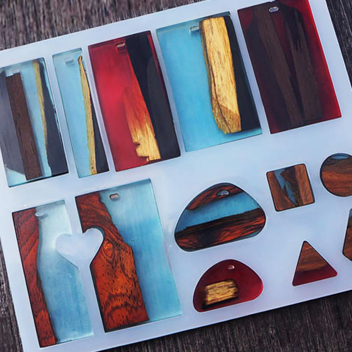148Pcs Epoxy Resin Molds Jewelry Making Kit