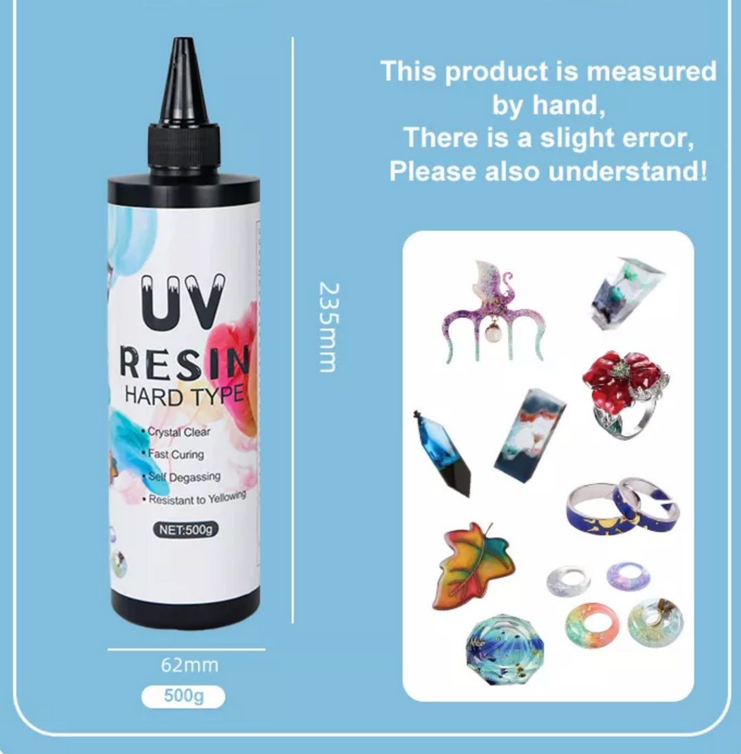 Ultraviolet Fast Curing UV Resin Clear-500G