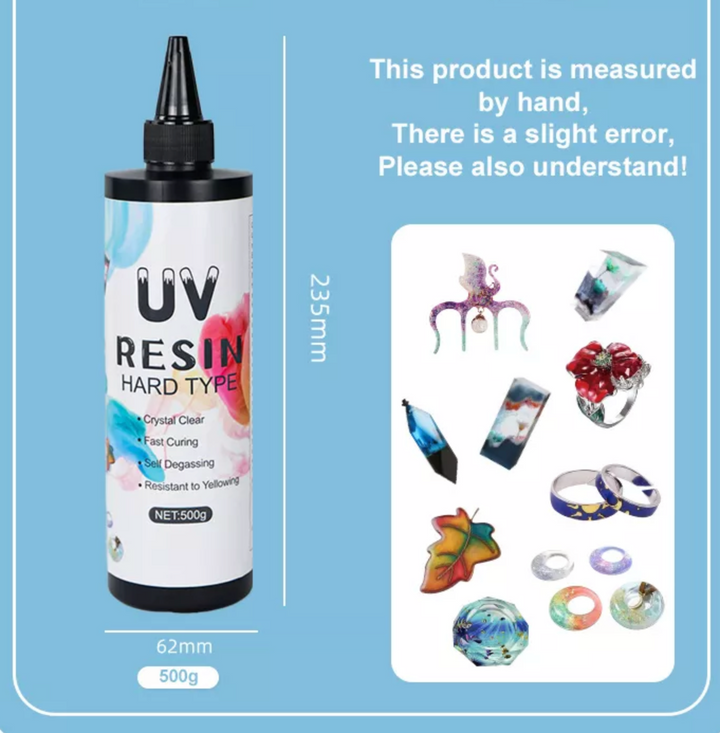 Ultraviolet Fast Curing UV Resin Clear-500G