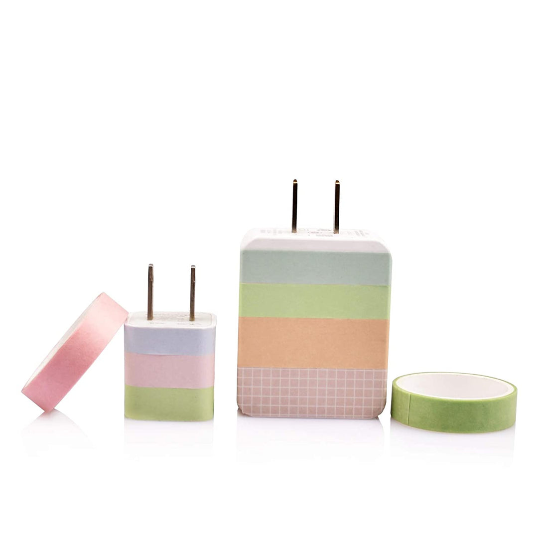 8Rolls Washi Tape Masking Tape Set-Rainbow 2pack