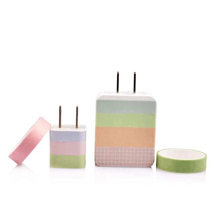 8Rolls Washi Tape Masking Tape Set-Rainbow 2pack