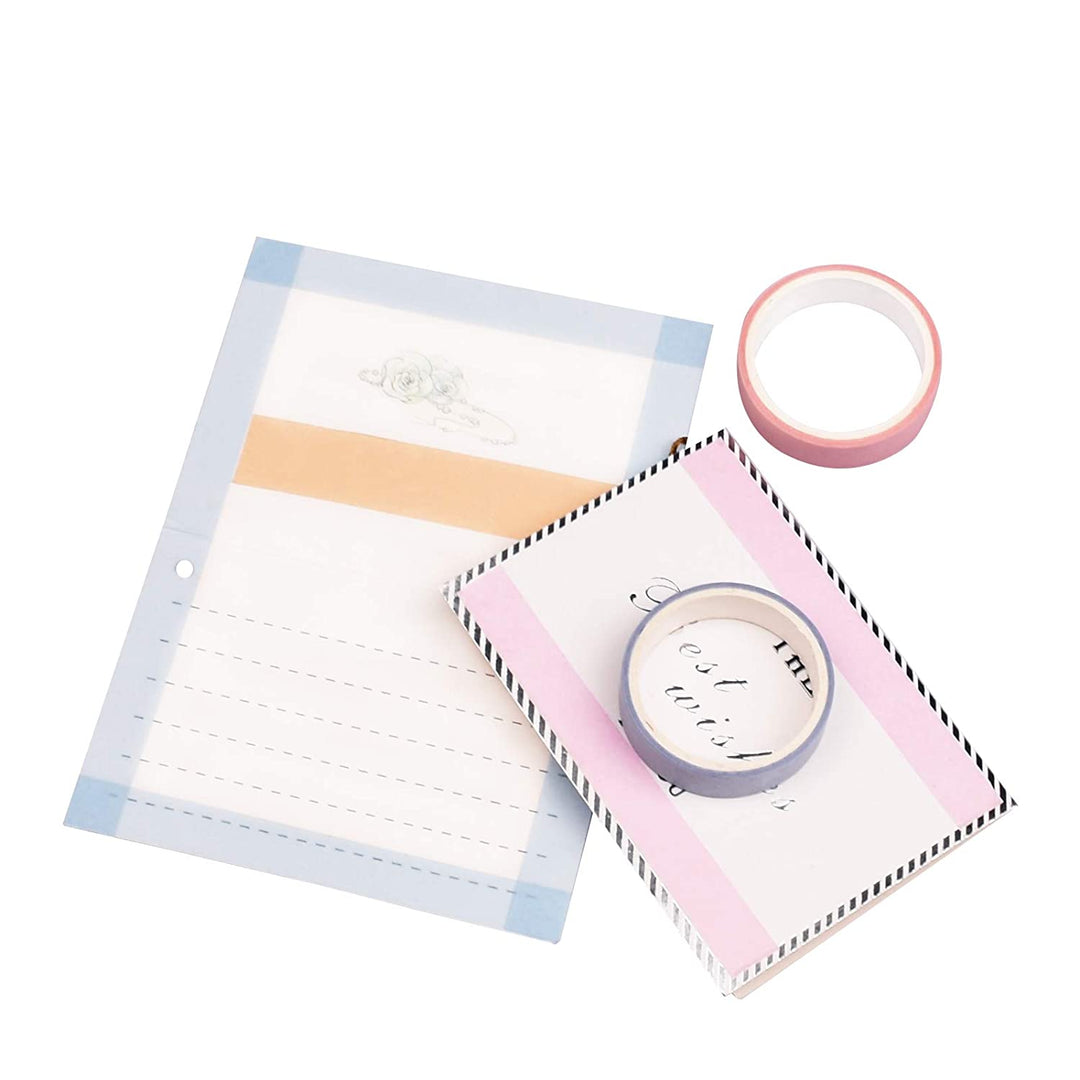 8Rolls Washi Tape Masking Tape Set-Champagne 2pack