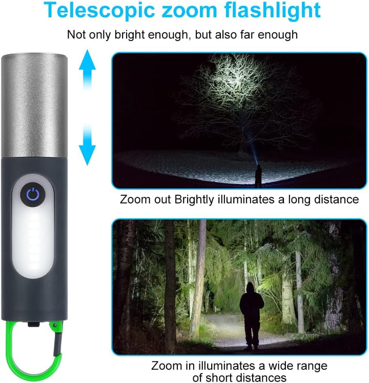 Rechargeable LED Flashlight and Camping Lantern Combo