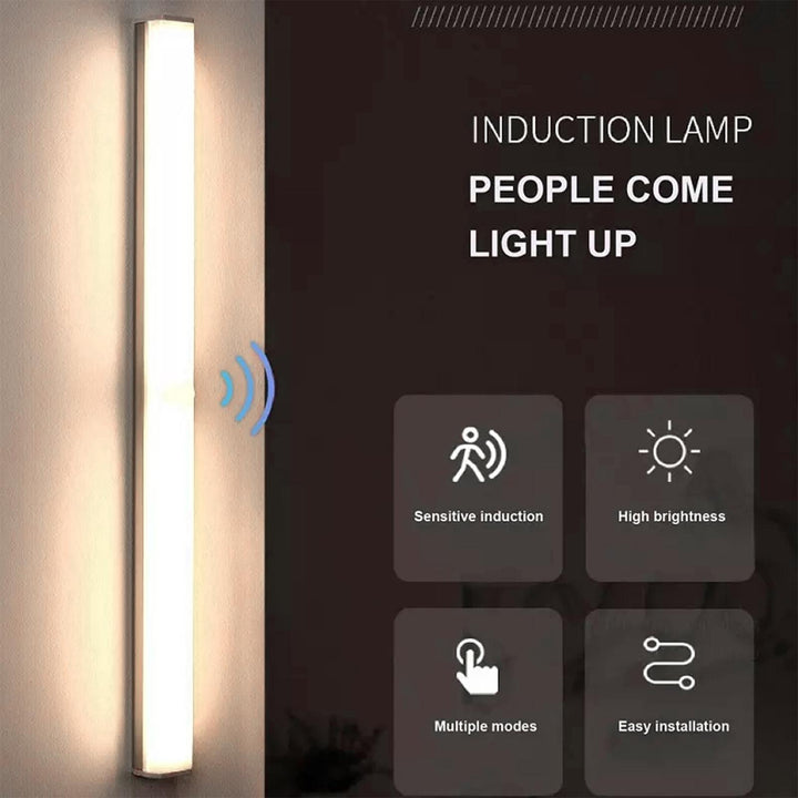 32CM Rechargeable Motion Sensor Night Light Cabinet Light-White