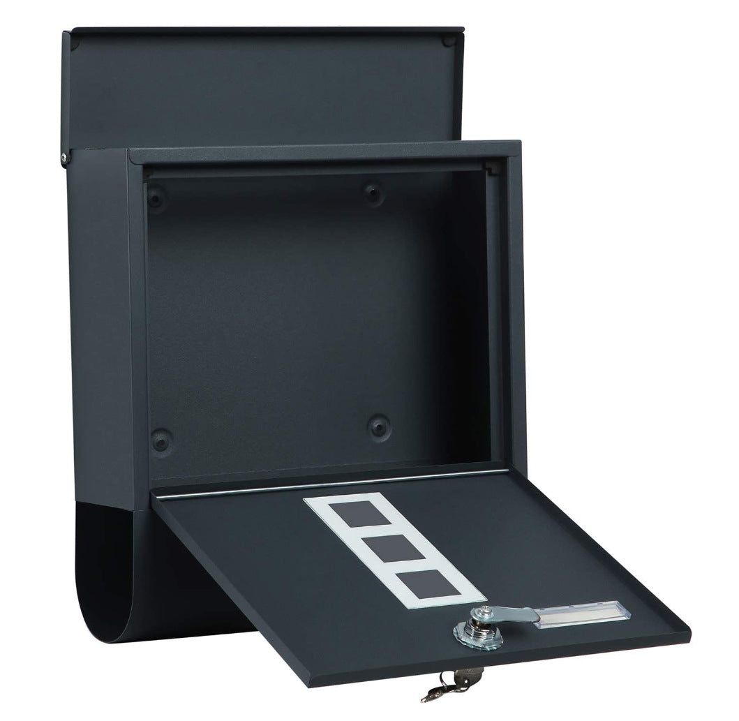 Mailboxes with Secure Key Lock and Newspaper Holder