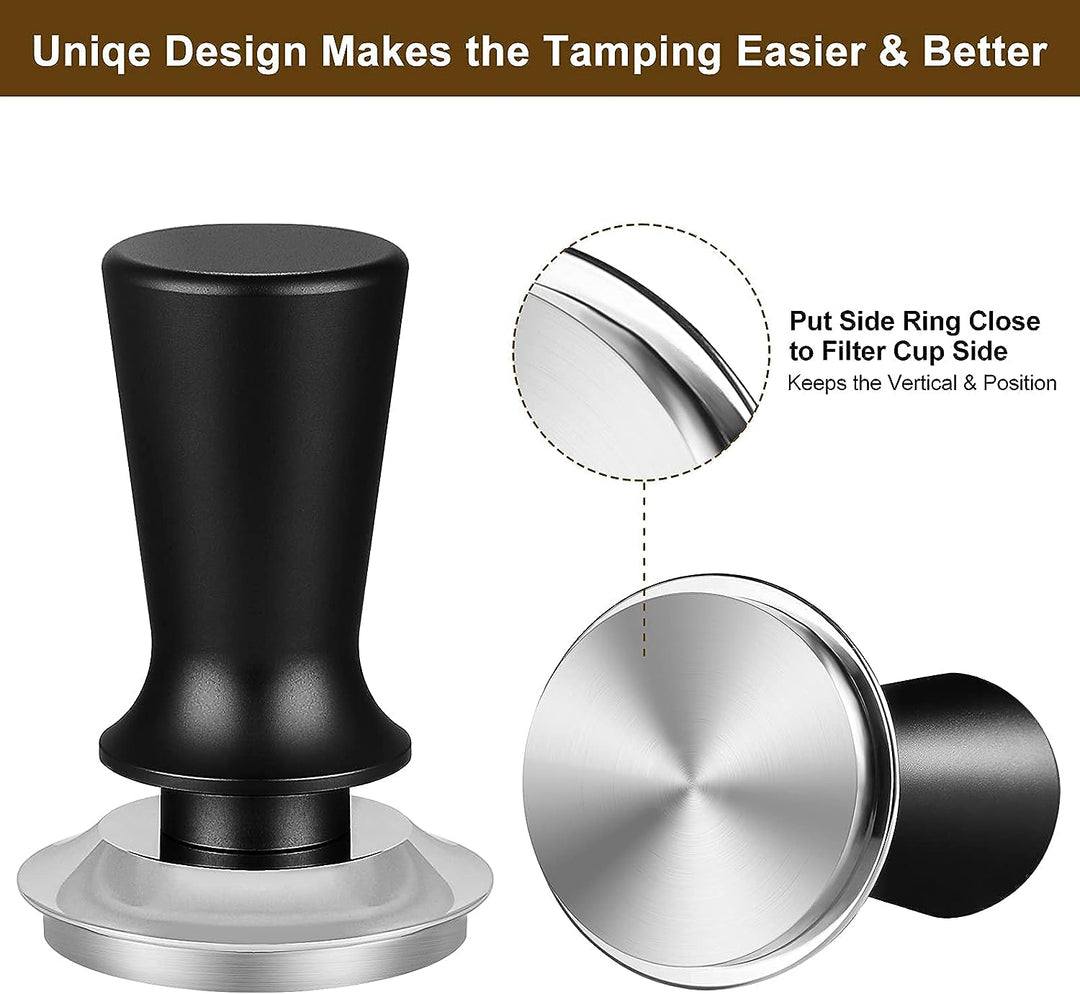 51mm Calibrated Espresso Coffee Tamper with Spring Loaded