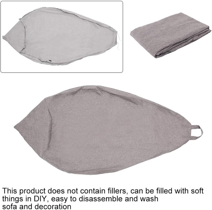 Bean Bag Cover Gray 100x120CM