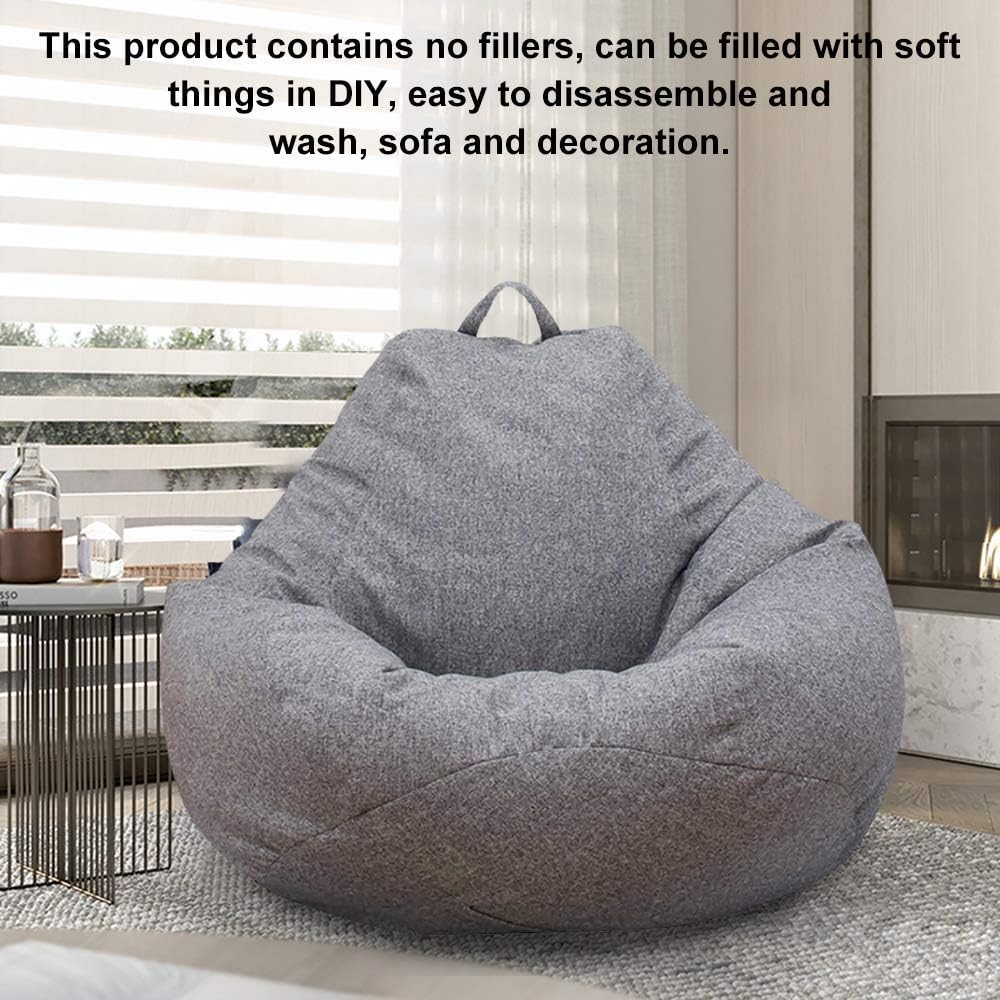 Bean Bag Cover Gray 100x120CM