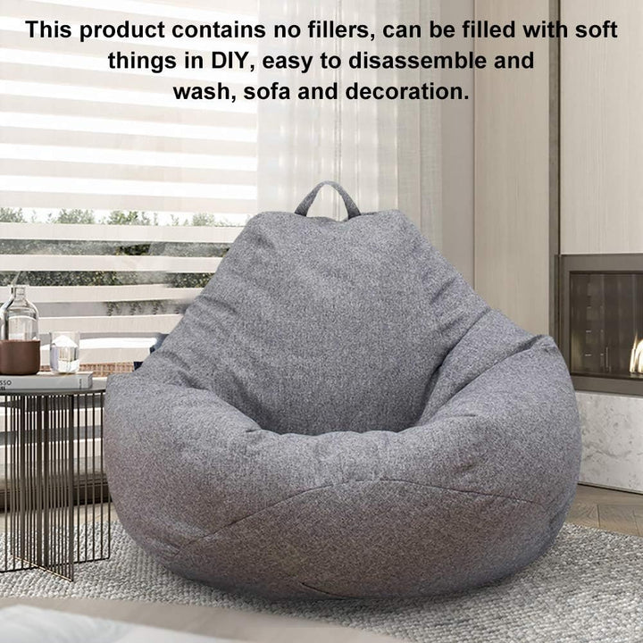Bean Bag Cover Gray 100x120CM
