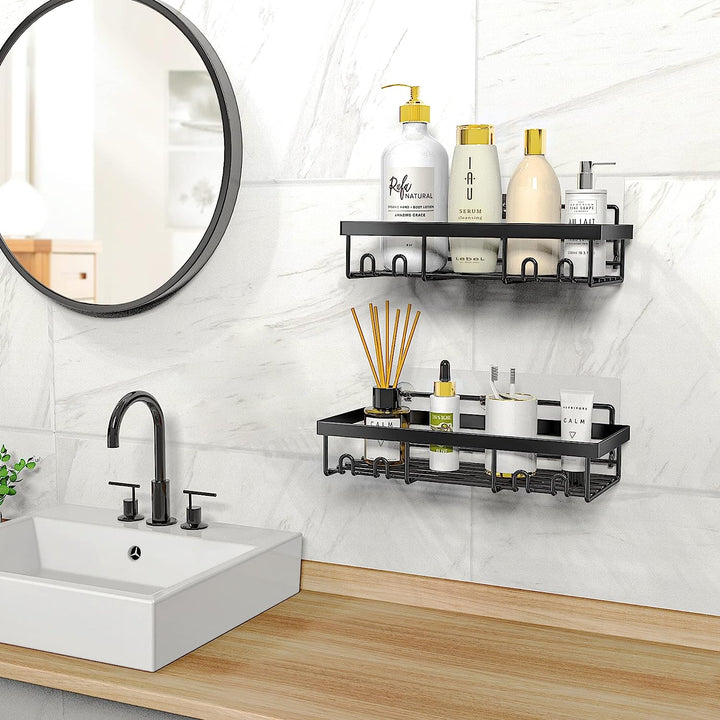 3Pcs Bathroom Shelves Basket
