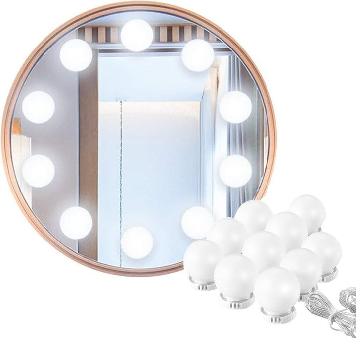 Vanity Mirror Lights Kit -10 Dimmable Light Bulbs -3 Color Model