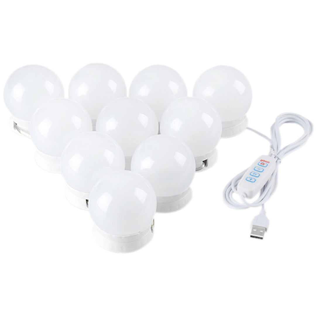 Vanity Mirror Lights Kit -10 Dimmable Light Bulbs -3 Color Model