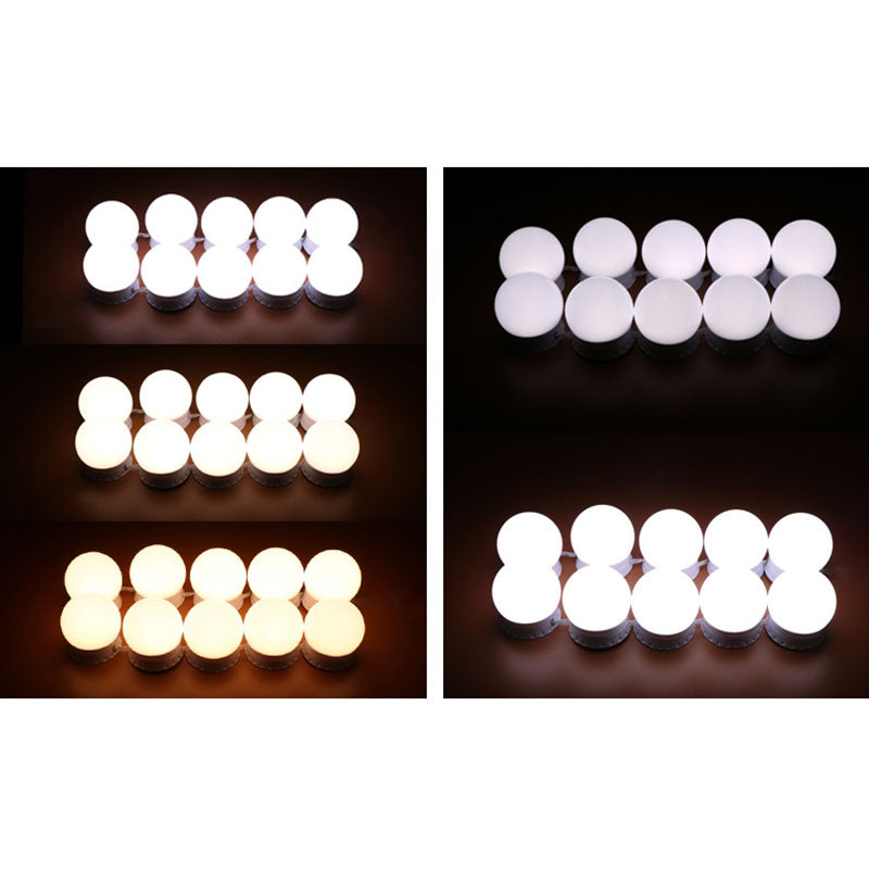 Vanity Mirror Lights Kit -10 Dimmable Light Bulbs -3 Color Model