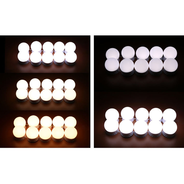 Vanity Mirror Lights Kit -10 Dimmable Light Bulbs -3 Color Model